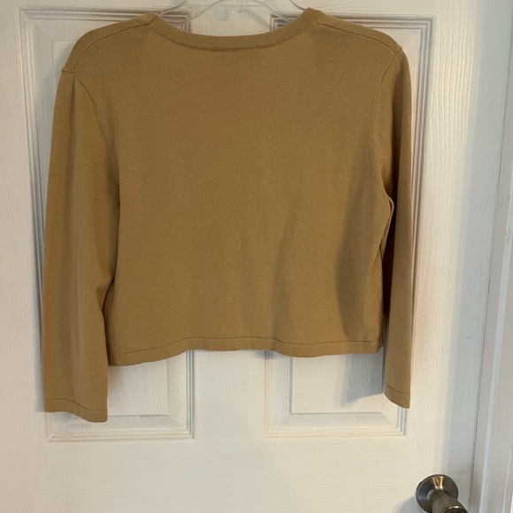 NorthStyle 100% Cotton Tan Cardigan  Bolero - Picture 2 of 4